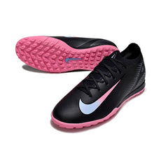 Nike Zoom Mercurial Vapor 16 Elite Black Blue and Pink Turf TF Football Boot