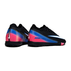 Nike Zoom Mercurial Vapor 16 Elite Black, Blue and Pink Turf TF Football Boot
