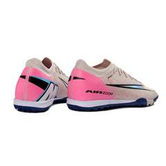 Nike Zoom Mercurial Vapor 16 Elite Gray, Dark Blue and Pink Turf TF Football Boot