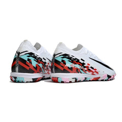 Nike Zoom Mercurial Vapor 16 Elite White and Red Turf TF Football Boot