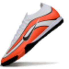 Nike Zoom Mercurial Vapor 16 Elite White Orange and Black Turf TF Football Boot
