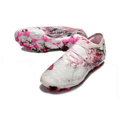 Puma Future 8 Elite White and Pink Multi Ground MG Football Boot