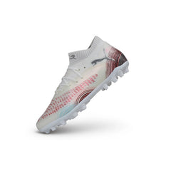 Puma Future 8 Elite White and Red Multi Ground MG Football Boot
