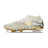 Puma Future 9 Low Cut White and Golden Firm Ground FG Football Boot