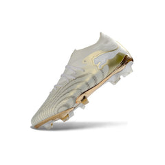 Puma Future 9 Low Cut White and Golden Firm Ground FG Football Boot