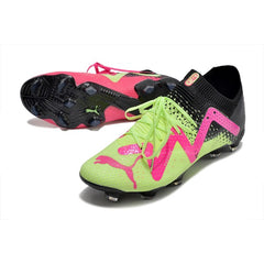 Puma Future Ultimate Green and Pink Firm Ground FG Football Boot