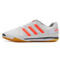 Chuteira Futsal Adidas Top Sala IC Branco e Rosa - VN Esportes