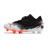 Chuteira Campo Puma Future Z 1.3 FG Preta,Branca e Laranja - VN Esportes