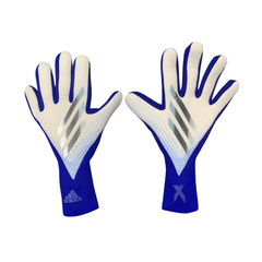 Luva Predator X Pro Branco e Azul - VN Esportes