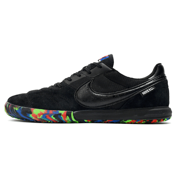 Chuteira Futsal Nike Premier II IC Preta e Colorida - VN Esportes