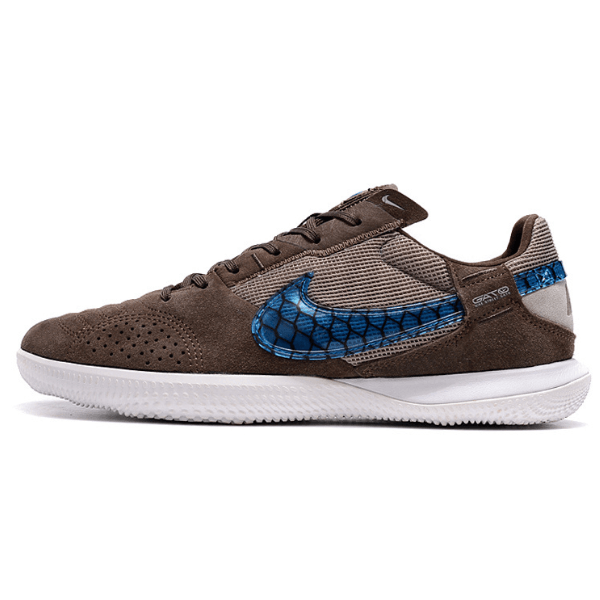 Chuteira Futsal Nike Streetgato IC Marrom e Azul - VN Esportes