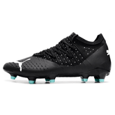 Chuteira Puma Future Z 1.3 FG Preta e Azul Claro - VN Esportes