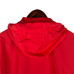 Adidas Red and Black Windbreaker Jacket
