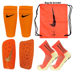 Nike Exclusive Kit | Shin Guard + Calfs Sleeve + Non-Slip Socks + Bag