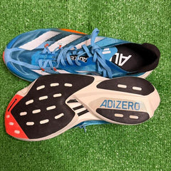 Adidas Adizero Adios Pro 4 Blue and White Running Shoes Size 44 Eur