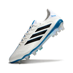 Adidas Copa Pure III Elite White and Blue Firm Ground FG Football Boot