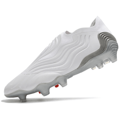 Chuteira Adidas Copa Sense+ FG Branca e Cinza - VN Esportes