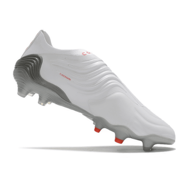Chuteira Adidas Copa Sense+ FG Branca e Cinza - VN Esportes
