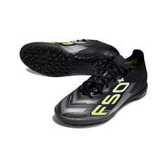 Adidas F50 Elite Black and Light Green Turf TF Football Boot