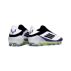 Adidas F50 Elite Laceless Black and Blue Firm Ground FG Football Boot