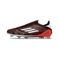 Adidas F50 Elite Laceless Brown and Red Firm Ground FG Football Boot