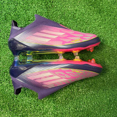 Adidas F50+ Elite Laceless Purple Lamine Yamal Pack Firm Ground FG Kids Football Boot Size 37 Eur