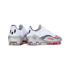 Adidas F50 Elite Laceless White Firm Ground FG Football Boot