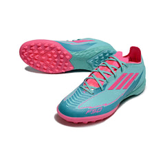 Adidas F50 Elite Turf TF Light Blue and Pink Football Boot