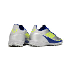 Adidas F50 Elite Turf TF Silver and Blue Football Boot