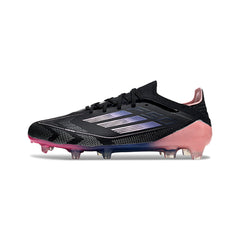 Adidas F50 Primeknit Elite Black and Pink Firm Ground FG Football Boot