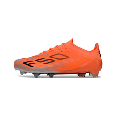 Adidas F50 Primeknit Elite Orange and Black Firm Ground FG Football Boot