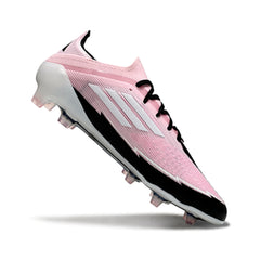 Adidas F50 Primeknit Elite Pink and Black Firm Ground FG Football Boot