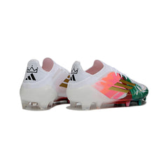 Adidas F50 Primeknit Elite White Green and Red Firm Ground FG Football Boot