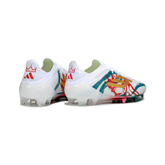 Adidas F50 Primeknit Elite White Red and Green Firm Ground FG Football Boot
