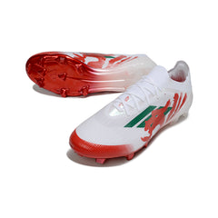 Adidas F50 Primeknit Elite White and Red Firm Ground FG Football Boot