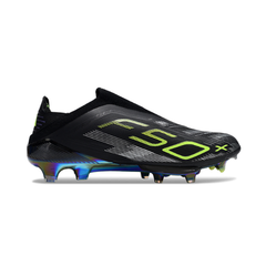 Adidas F50+ Laceless Elite Eletric Stealth Pack Firm Ground FG Kids Football Boot