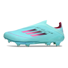 Adidas F50+ Elite Laceless Light Blue Firm Ground FG Football Boot