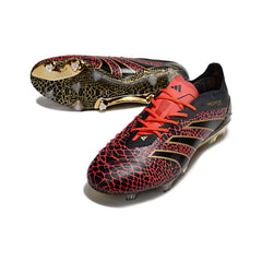 Adidas Predator 25 Elite Black and Red Firm Ground FG Football Boot
