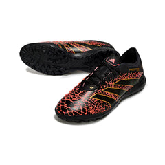 Adidas Predator 25 Elite Black and Red Turf TF Football Boot