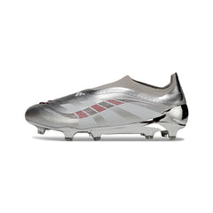 Adidas Predator 25 Elite Laceless Chrome Firm Ground FG Football Boot