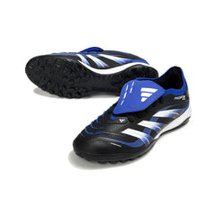 Adidas Predator 25 Elite Tongue Black Blue and White Turf TF Football Boot
