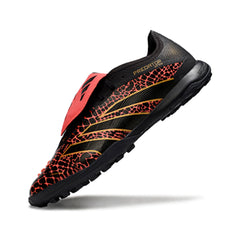 Adidas Predator 25 Elite Tongue Black and Red Turf TF Football Boot