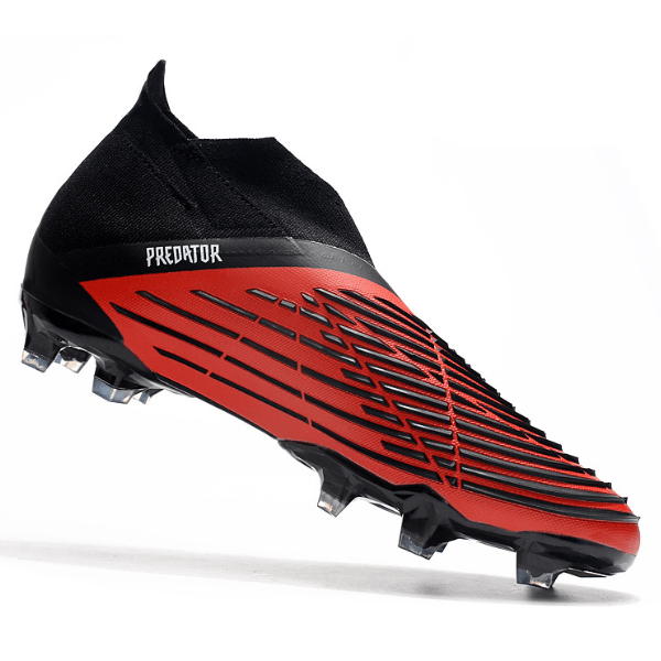Chuteira Adidas Predator Edge+ FG Preta e Vermelha - VN Esportes