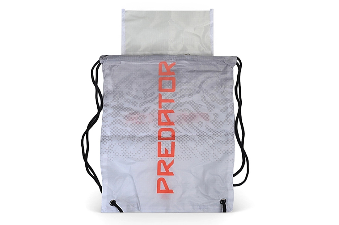 Adidas Predator White, Gray, Orange Boot Bag