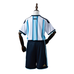 Argentina Adidas 2026 Home Kids Version Football T-Shirt