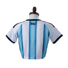Argentina Adidas 2026 Home Women's Baby Tee Version Football T-Shirt