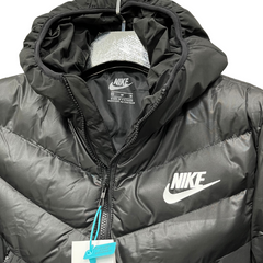 Nike Black and Gray Puffer Jacket