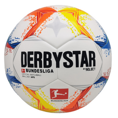 Derbystar Brillant APS Bundesliga 22-23 White/Orange/Blue/Yellow Football