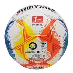 Derbystar Brillant APS Bundesliga 22-23 White Orange Blue and Yellow Football Ball