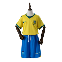 Brazil Nike 2026 Home Kids Version Football T-Shirt